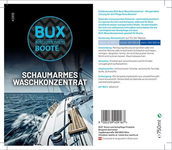 BUX Boot Waschkonzentrat 700ml-A-Nr-K0916-02-BUX-Shop