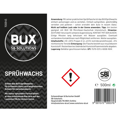 BUX Sprühwachs 500ml -A-Nr-156845-01-BUX-Shop