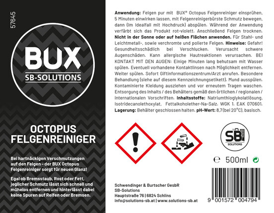 BUX Felgenreiniger 500ml-A-Nr-57645-BUX-Shop BUX Felgenreiniger 500ml-A-Nr-57645-01-BUX-Shop